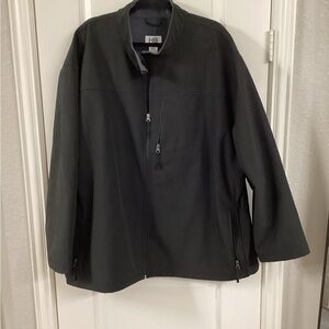 Harbor Bay Black Lightweight Fleece Jacket